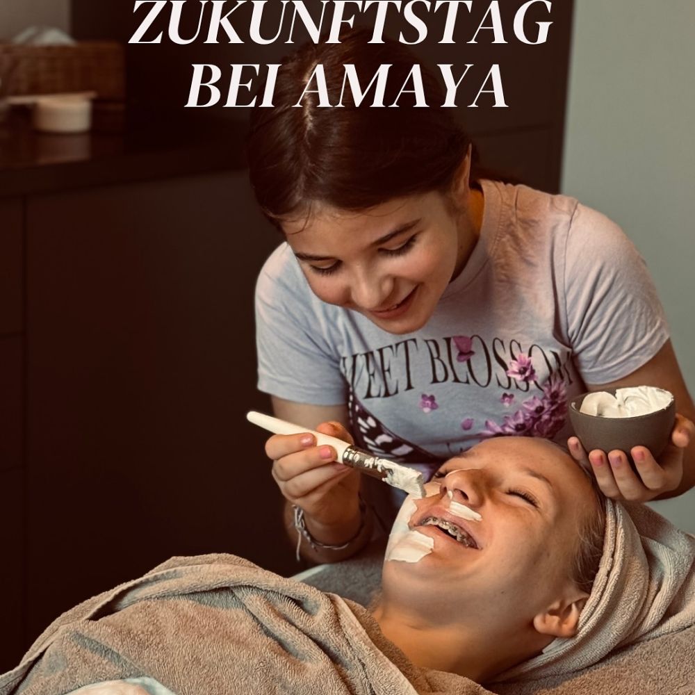 Zukunftstag bei AMAYA 💫

Auch dieses Jahr durften vier Mädchen einen spannenden Einblick in unseren Alltag erhalten. Begleitet von Malavika & Sina konnten sie sich gegenseitig pflegen, verwöhnen und in die Welt der Schönheit und des wohlbefindens eintauchen. 💅💖

Ein Tag voller Lachen, Pflege & Mädchenträume ✨

#Zukunftstag #zukunftstag2025 #GirlPower #AmayaBeauty #NextGeneration #myamayamoment #amayaaarau