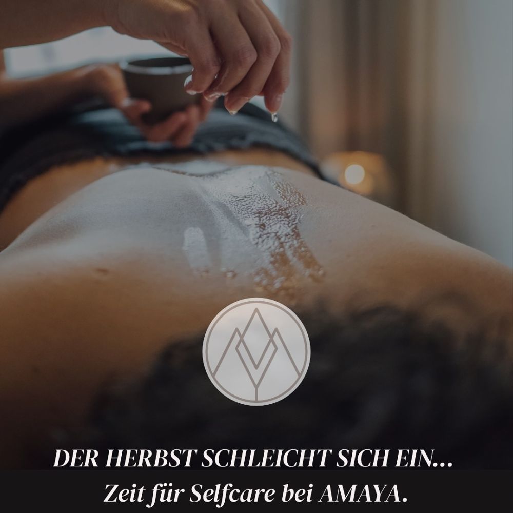 ✨ Selfcare-Zeit bei Amaya ✨

Der Spätsommer geht langsam in den Herbst über – eine wunderbare Zeit, um dir bewusst Momente der Entspannung zu schenken. 🍂

💆‍♀️Bei uns im Amaya erwarten dich Massagen, die mehr sind als nur Berührungen – sie sind kleine Rituale für Körper und Seele:

Jede Massage ist ein Moment nur für dich – eine Einladung, loszulassen, Kraft zu tanken und dich wieder ganz bei dir selbst zu spüren. 🌙✨

🌿 Gönn dir deine Selfcare-Auszeit.
📅 Buche jetzt deinen Termin bei Amaya – und starte mit Leichtigkeit und Gelassenheit in die neue Jahreszeit.

Wir freuen uns darauf dir was gutes zu tun ❤️

#selfcare #selfcarezeit #zeitfürdich #herbsttreatments #myamayamoment #amayaaarau #imaeschbach #aeschbachquartier #aarau #kosmetikaarau #massageaarau #massage